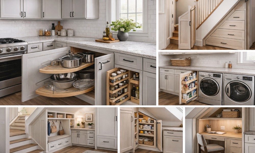 How Custom Cabinets Help Maximize Awkward or Unused Spaces - Alpine Home